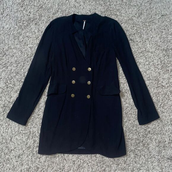 Free People Double Breasted Blazer - Picture 2 of 8